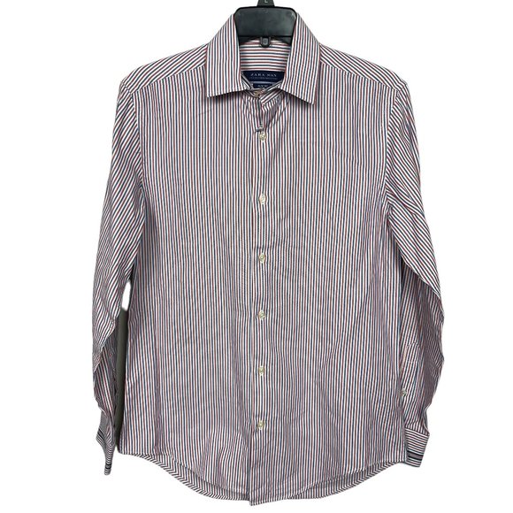 Zara Shirts Zara Man Striped Slim Dress Shirt Button Down 0 Cotton